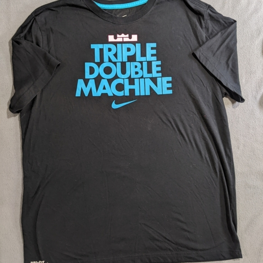 Men's XL graphic Nike dri fit T-shirt‎ black